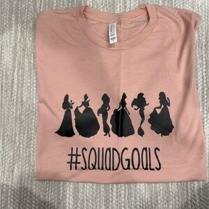 Bella Canvas Pink #SquadGoals Short Sleeve Tee